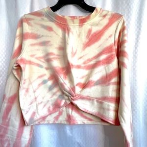 Woman's tye dye crop top size medium